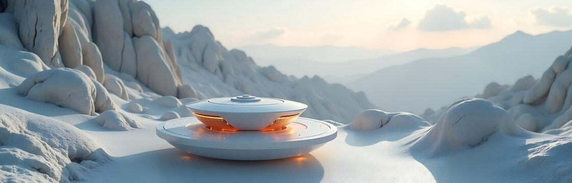 cantiere edile del futuro con esoscheletri per operai e droni stampanti