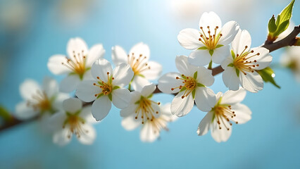 Cherry Blossom Close-Up &ndash; Beautiful Spring Flowers in Full Bloom