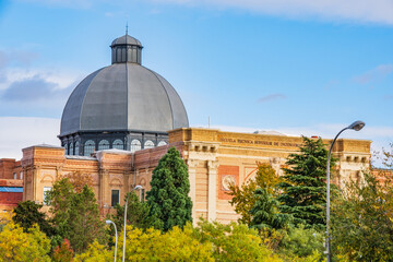 Fototapeta premium the dome of the cathedral of the holy sepulchre