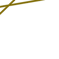 Police Lines Decoration Shape