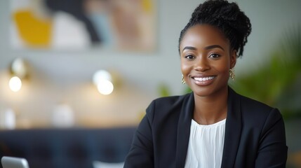Obraz premium Confident consultant giving advice through online platform
