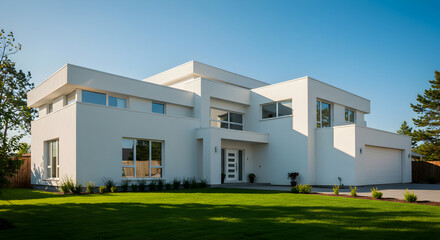 Striking Modern Residence Features a Minimalist Design with Lush Landscaping