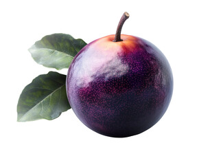 Harvesting fresh plums a luscious fruit display in nature's bounty isolated on transparent background