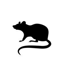 Mouse icon vector. Rat illustration sign. Jerboa symbol or logo