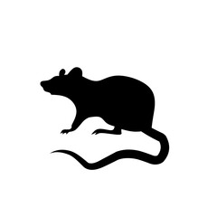 Mouse icon vector. Rat illustration sign. Jerboa symbol or logo