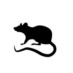 Mouse icon vector. Rat illustration sign. Jerboa symbol or logo