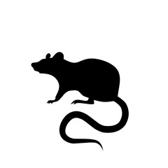 Mouse icon vector. Rat illustration sign. Jerboa symbol or logo