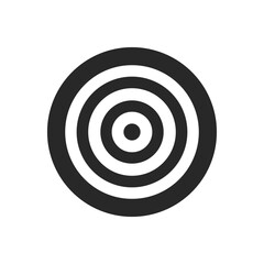 Target element line vector icon