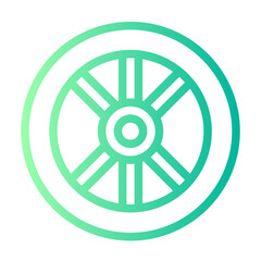 Obraz premium vehicle gradient icon