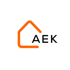 AEK Letter Initial Logo Design Template Vector Illustration
