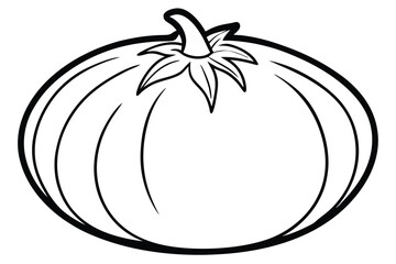 Tomato Vegetable Vector Illustration Isolated on White Background

