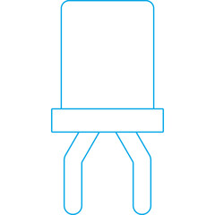 Bulb 1 icon single vector illustration