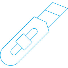 Cutter icon single vector illustration