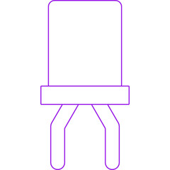 Bulb 1 icon single vector illustration