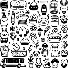 food icons set