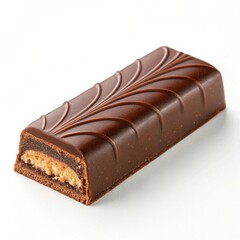 Obraz premium chocolate bar on white background