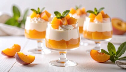 Fototapeta premium 美しいフルーツゼリー