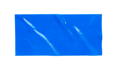 blue tape isolated on white