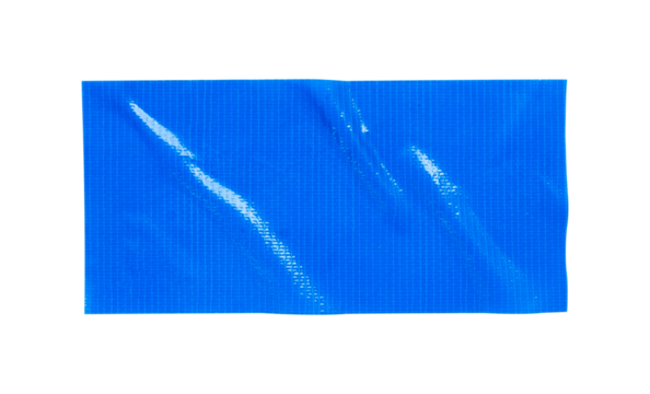 blue tape isolated on white