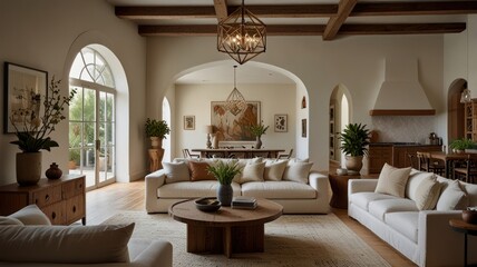 Tranquil Open-Plan Living Space