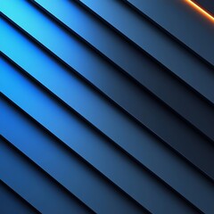 Obraz premium Abstract Gradient Glowing Line on Dark Strips