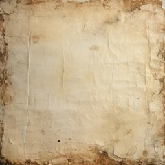 Old Crumpled and Stained Paper Texture