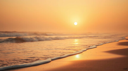 Obraz premium Nature's Canvas: Waves and Colors