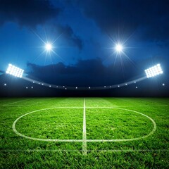 Panoramic View of a Modern Sports Stadium Under Dramatic Sky – High-Resolution Architecture and Event Venue Background