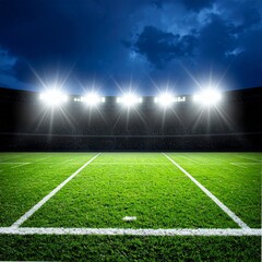 Panoramic View of a Modern Sports Stadium Under Dramatic Sky – High-Resolution Architecture and Event Venue Background