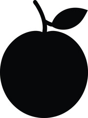 camu camu berry silhouette vector illustration 