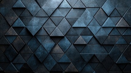 Abstract geometric triangles