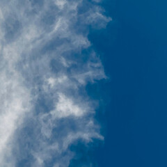 blue sky with clouds