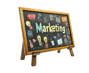 Marketing strategies for businesses creative ideas and insights for success isolated on transparent background