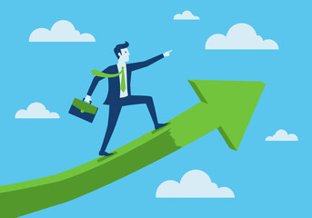 businessman on the road