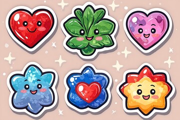 Cute cartoon stickers