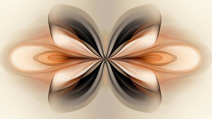 Abstract symmetrical design, modern, creative art