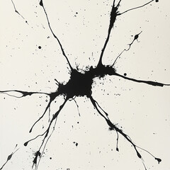 tangled black lines abstract representing anxiety