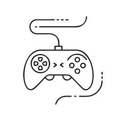 game controller drift icon, game controller drift line art - simple line art of game controller drift, perfect for game controller drift logos and icons