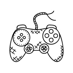 gamepad customization icon, gamepad customization line art - simple line art of gamepad customization, perfect for gamepad customization logos and icons