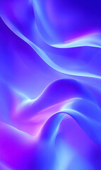 Abstract gradient artwork features smooth fluid shapes and a play of light in tranquil tones for serenity