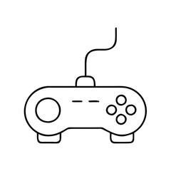 joystick icon, joystick line art - simple line art of joystick, perfect for joystick logos and icons