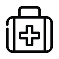 First aid tool icon design template