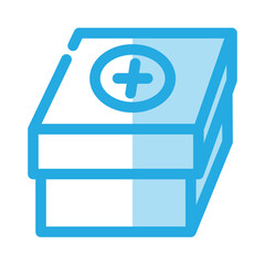 Fototapeta premium First aid tool icon design template