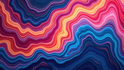 Fototapeta premium Abstract swirling marble effect with vibrant colors , art, graphic