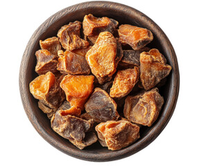 Dried fruit snack preparation kitchen food natural ingredients isolated on transparent background