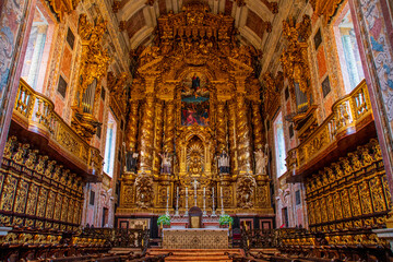 Fototapeta premium interior of st vitus cathedral