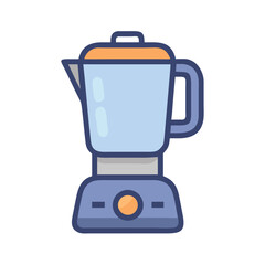Fototapeta premium Kitchen Blender Appliance Icon Representing Food Blending and Smoothie Preparation