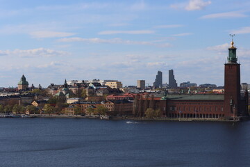 Obraz premium Stockholm City Hall is the seat of Stockholm Municipality in Stockholm, Sweden. 