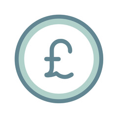 Obraz premium Pound Sterling Currency Symbol Icon Representing British Money and Financial Exchange