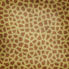 Animal seamless skin pattern giraffe. Safari background paper.